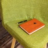 PU Leather Cover with outside Pocket Journal Notebook